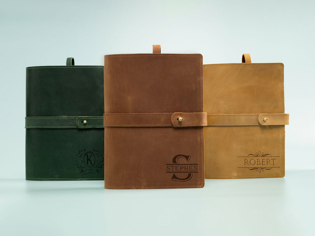 Leather Journal Notebook Cover - St George Leather Shop