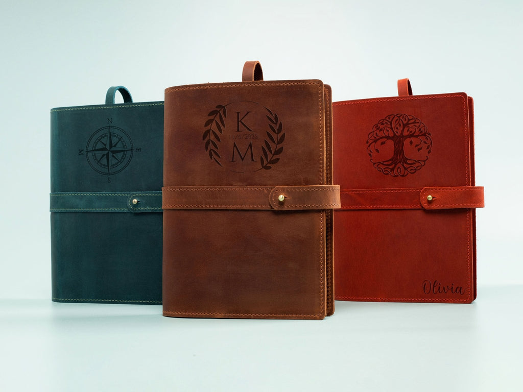 Leather Journal Notebook Cover - St George Leather Shop