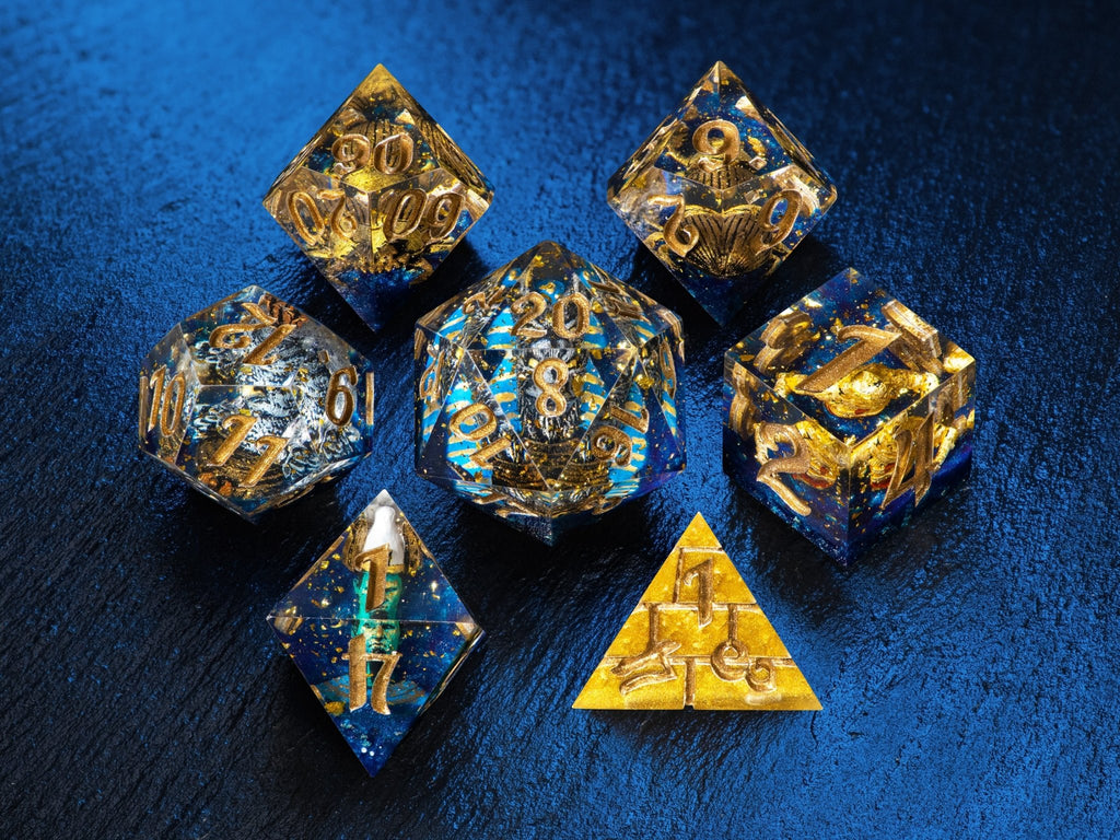 Ancient Egypt Dice Set - St George Leather Shop