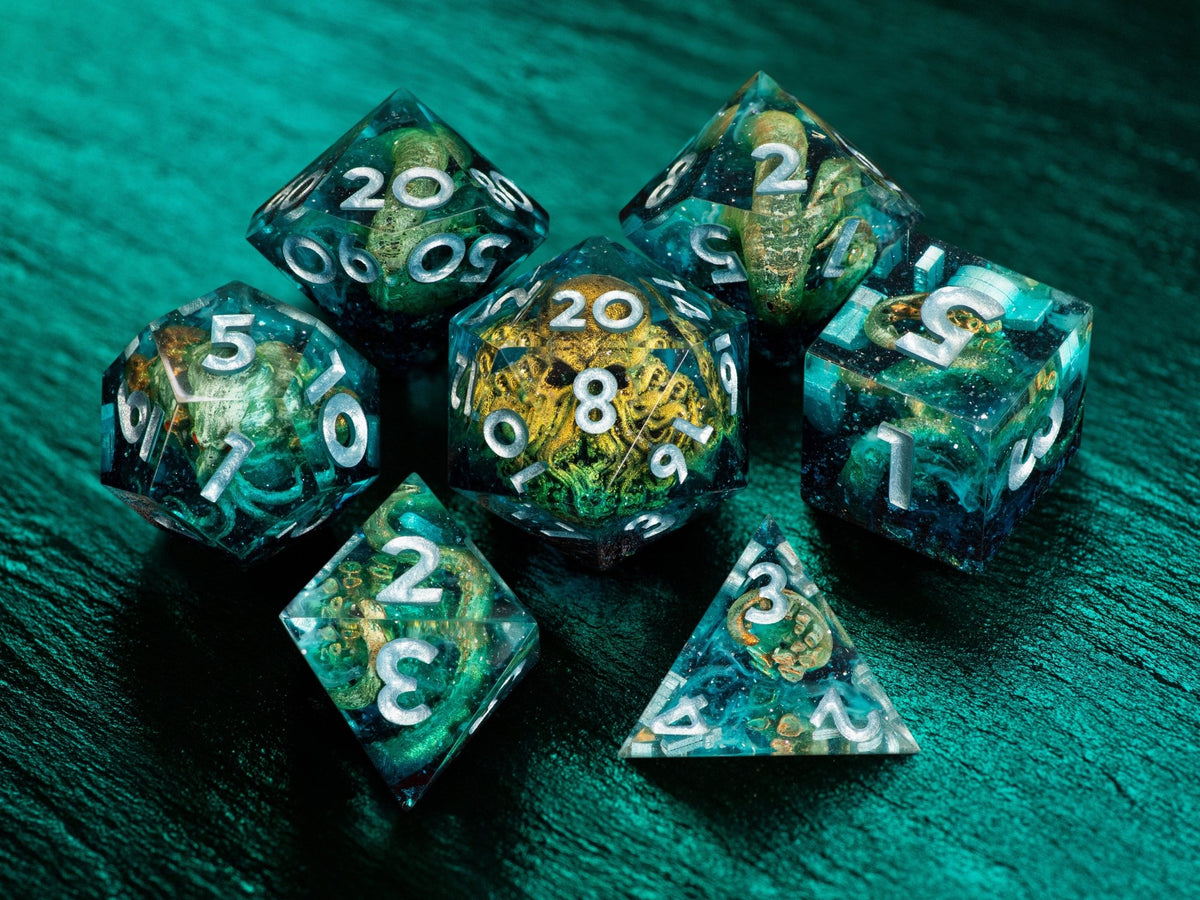 Cthulhu Dice Set - St George Leather Shop