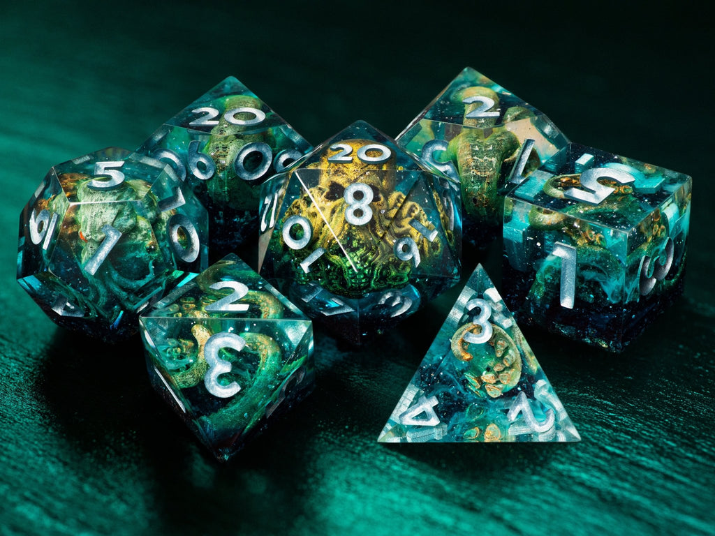 Chtulhu Dice Set - St George Leather Shop