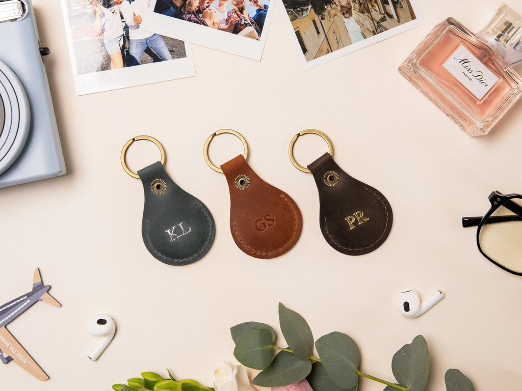 Leather AirTag Holder - St George Leather Shop