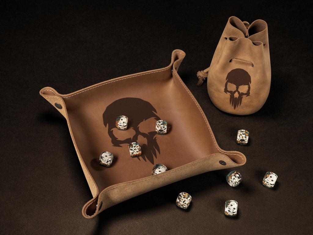 Skull & Bones D6 Dice - St George Leather Shop