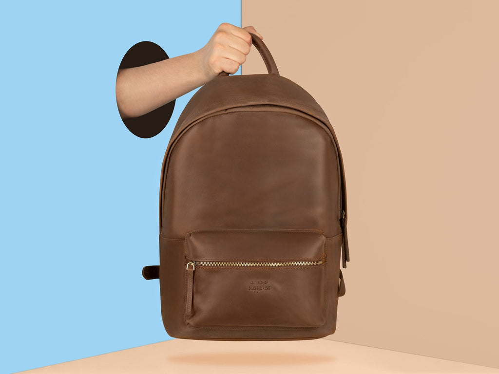 Leather Backpack - St George Leather Shop